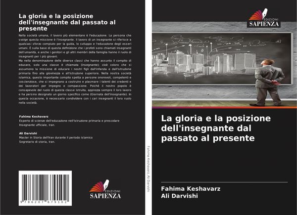 Produktbild: La gloria e la posizione dell'insegnante dal passato al presente