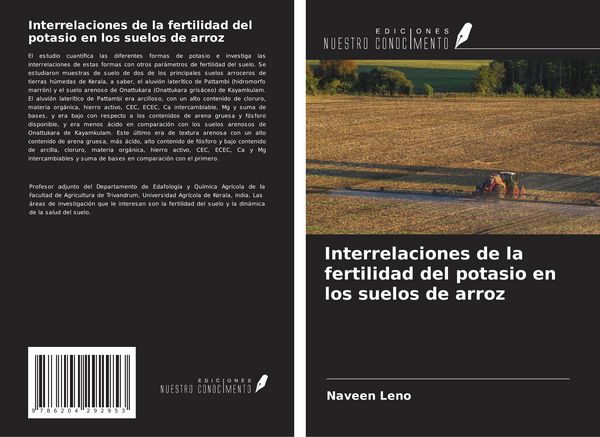 Produktbild: Interrelaciones de la fertilidad del potasio en los suelos de arroz