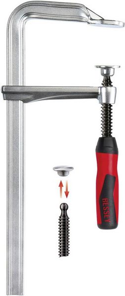 Produktbild: Bessey GZ40-12-2K Tiefspann-Schraubzwinge Spann-Weite (max.):400 mm Ausladungs-Ma&szlig;e:120 mm