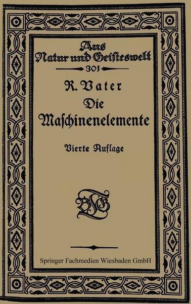 Produktbild: Die Maschinenelemente