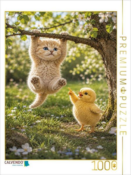 CALVENDO Puzzle Der große Klimmzug | 1000 Teile Lege-Größe 64 × 48 cm Foto-Puzzle für glückliche Stunden