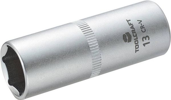 Produktbild: TOOLCRAFT Steckschl&uuml;ssel-Einsatz 6,3mm (1/4\") 816172 Schl&uuml;sselweite 13mm