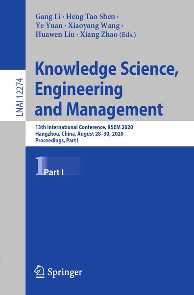 Produktbild: Knowledge Science, Engineering and Management