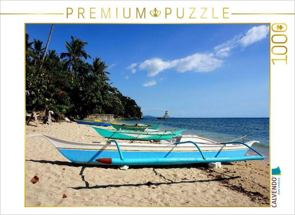 CALVENDO Puzzle Leyte, Philippinen 1000 Teile Puzzle quer | 1000 Teile Lege-Größe 64 × 48 cm Foto-Puzzle für glückliche Stunden