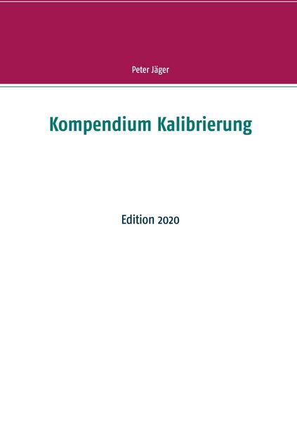 Produktbild: Kompendium Kalibrierung