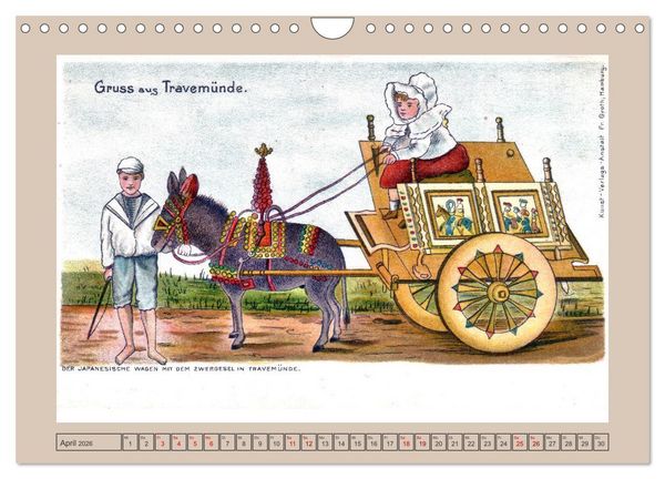 Produktbild: Gru&szlig; aus Travem&uuml;nde (Wandkalender 2026 DIN A4 quer), CALVENDO Monatskalender