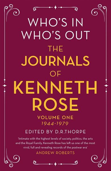 Produktbild: Who's In, Who's Out: The Journals of Kenneth Rose