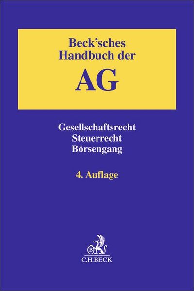 Produktbild: Beck'sches Handbuch der AG