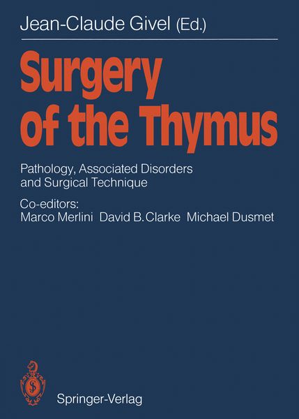 Produktbild: Surgery of the Thymus