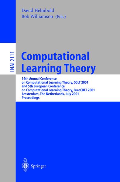 Produktbild: Computational Learning Theory