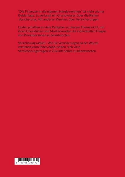 Produktbild: Versicherung radikal