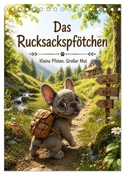 Produktbild: Das Rucksackpf&ouml;tchen (Tischkalender 2027 DIN A5 hoch), CALVENDO Monatskalender