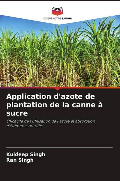 Produktbild: Application d'azote de plantation de la canne &agrave; sucre