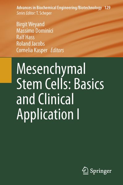 Produktbild: Mesenchymal Stem Cells - Basics and Clinical Application I