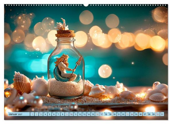 Produktbild: Flaschenpost aus dem Zaubermeer (Wandkalender 2027 DIN A2 quer), CALVENDO Monatskalender
