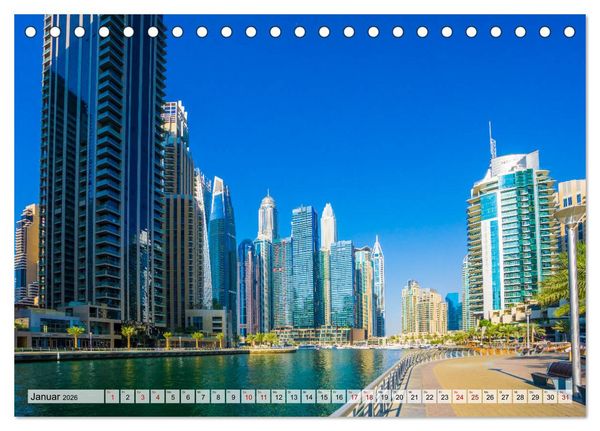 Produktbild: Dubai - Traumstadt der Scheichs (Tischkalender 2026 DIN A5 quer), CALVENDO Monatskalender