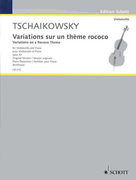 Produktbild: Tschaikowsky, P: Variations sur un th&egrave;me rococo