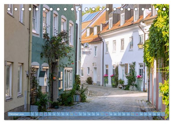 Produktbild: Herzogstadt Erding (Tischkalender 2026 DIN A5 quer), CALVENDO Monatskalender