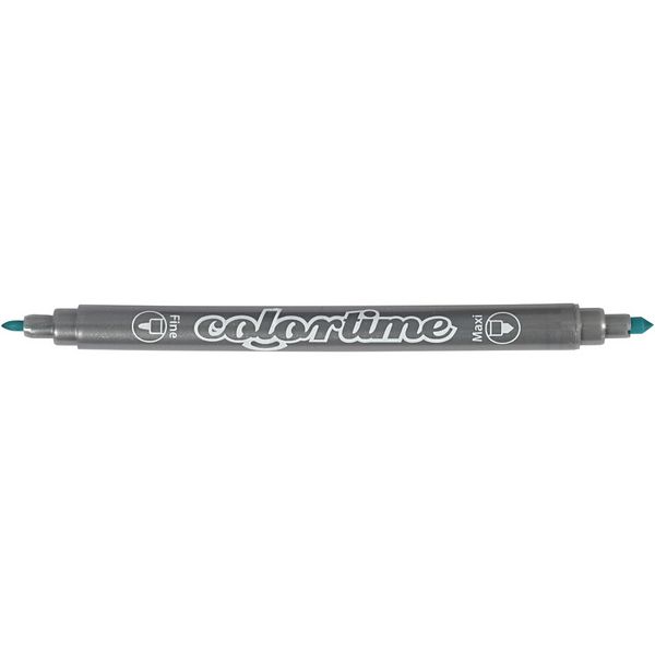 Produktbild: Creativ Company Colortime Dual-Filzstifte, Strichst&auml;rke , 2,3+3,6 mm, Pastellfarben, 6 Stk