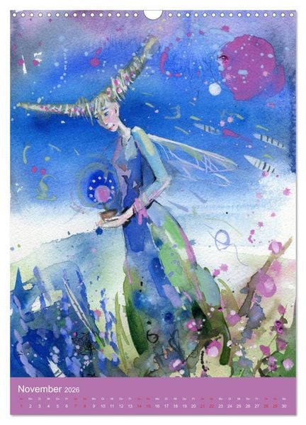 Produktbild: Im Elfenreich- Zauber und Magie der Elfen in sch&ouml;nen Aquarellen (Wandkalender 2026 DIN A3 hoch), CALVENDO Monatskalender