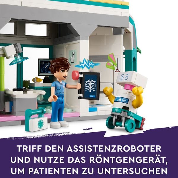 Produktbild: LEGO Friends 42621 Heartlake City Krankenhaus, Set mit Spielzeug-Hubschrauber