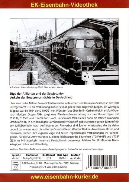 Produktbild: Z&uuml;ge der Alliierten und der Sowjetunion