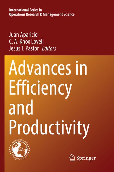 Produktbild: Advances in Efficiency and Productivity