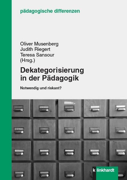 Produktbild: Dekategorisierung in der P&auml;dagogik