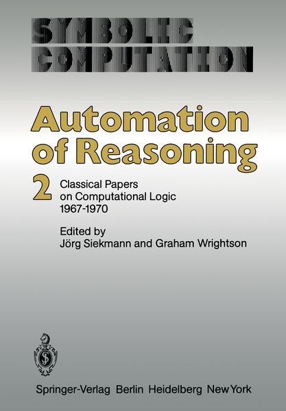 Produktbild: Automation of Reasoning