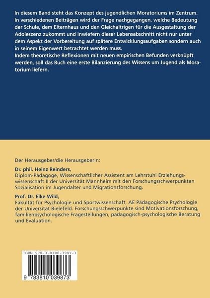 Produktbild: Jugendzeit &mdash; Time Out?