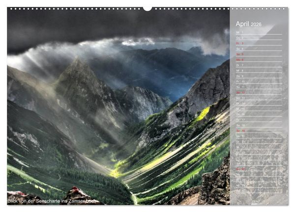 Produktbild: Alpen&uuml;berquerung (hochwertiger Premium Wandkalender 2026 DIN A2 quer), Kunstdruck in Hochglanz