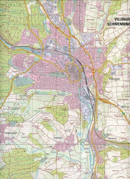 Produktbild: Villingen-Schwenningen West 1 : 25 000
