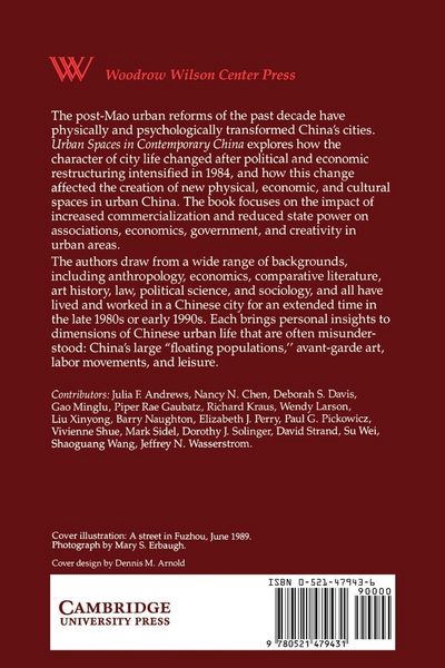 Produktbild: Urban Spaces in Contemporary China