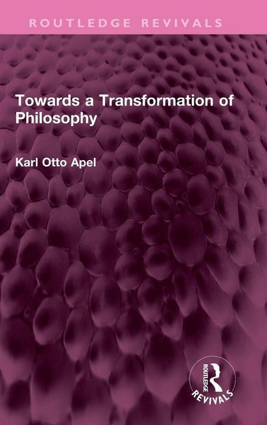Produktbild: Towards a Transformation of Philosophy