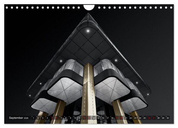 Produktbild: MAINHATTEN architektur kunst (Wandkalender 2026 DIN A4 quer), CALVENDO Monatskalender