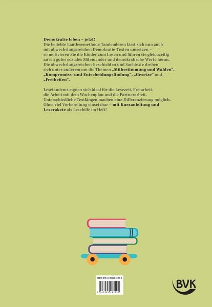 Produktbild: Lesetandems Demokratie 3./4. Klasse