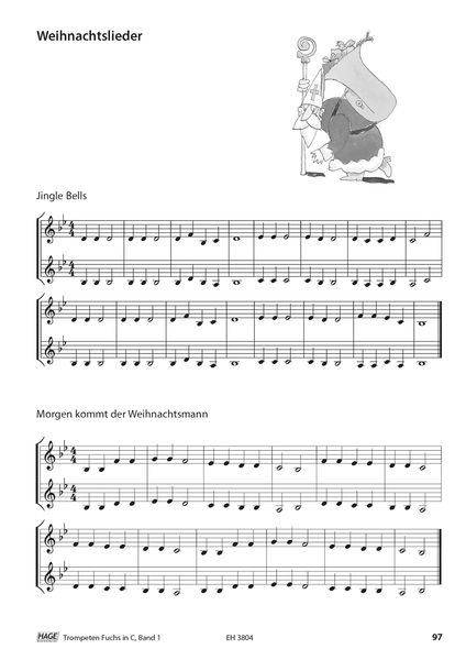 Produktbild: Trompeten Fuchs f&uuml;r Posaunenchor, Band 1