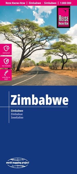 Produktbild: Reise Know-How Landkarte Simbabwe (1:800.000)