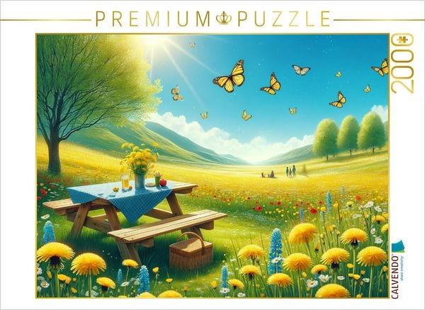 Produktbild: CALVENDO Puzzle Wiesenfreude | 2000 Teile Lege-Gr&ouml;&szlig;e 90x67cm Foto-Puzzle f&uuml;r gl&uuml;ckliche Stunden
