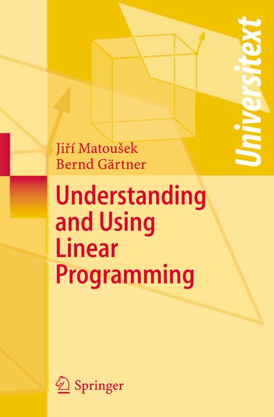 Produktbild: Understanding and Using Linear Programming