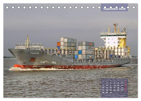 Produktbild: Faszination Seefahrt (Tischkalender 2026 DIN A5 quer), CALVENDO Monatskalender