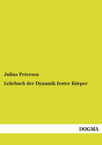 Produktbild: Lehrbuch der Dynamik fester K&ouml;rper
