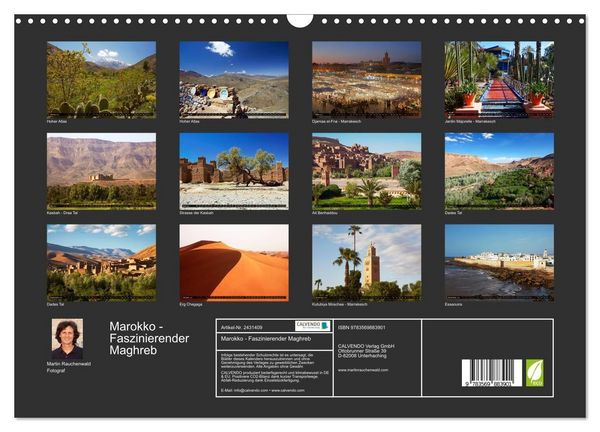 Produktbild: Marokko - Faszinierender Maghreb (Wandkalender 2027 DIN A3 quer), CALVENDO Monatskalender