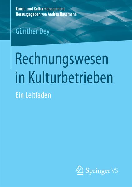 Produktbild: Rechnungswesen in Kulturbetrieben