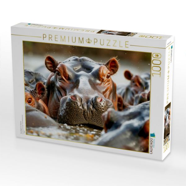 Produktbild: CALVENDO Puzzle Geselligkeit im Wasser | 1000 Teile Lege-Gr&ouml;&szlig;e 64x48cm Foto-Puzzle f&uuml;r gl&uuml;ckliche Stunden