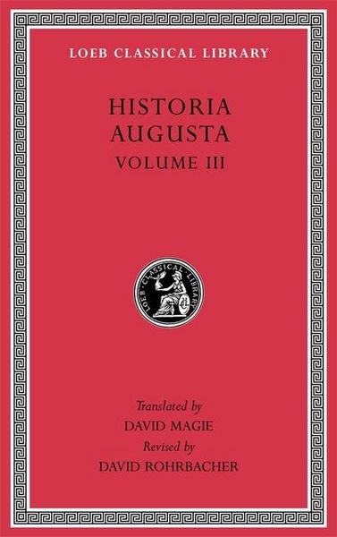 Produktbild: Historia Augusta, Volume III