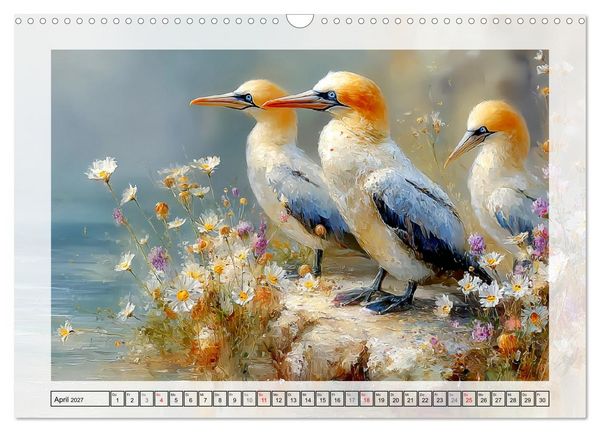 Produktbild: K&uuml;stenleben. Zauberhafte Tiere am Meer (Wandkalender 2027 DIN A3 quer), CALVENDO Monatskalender