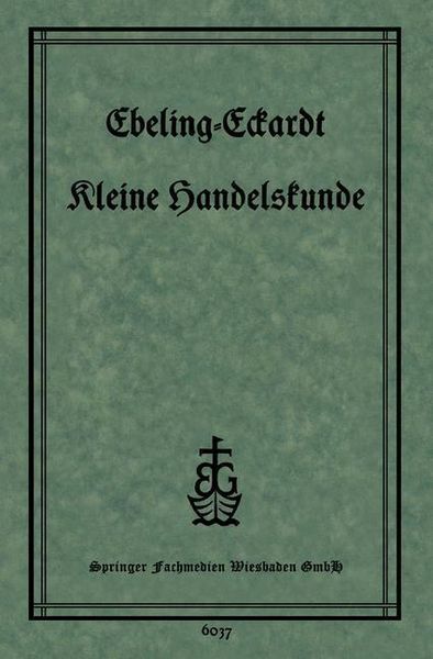 Produktbild: Kleine Handelskunde