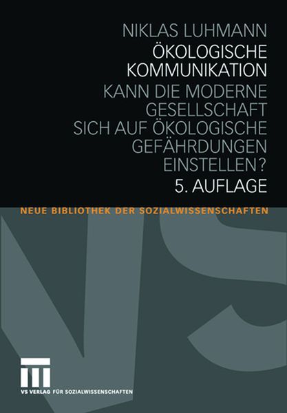 Produktbild: &Ouml;kologische Kommunikation