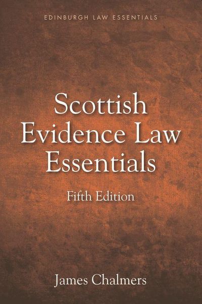 Produktbild: Scottish Evidence Law Essentials